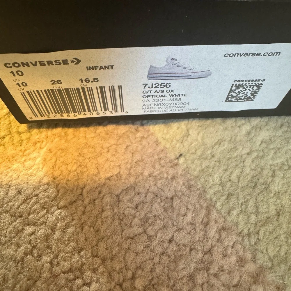Converse Kids White Sneakers